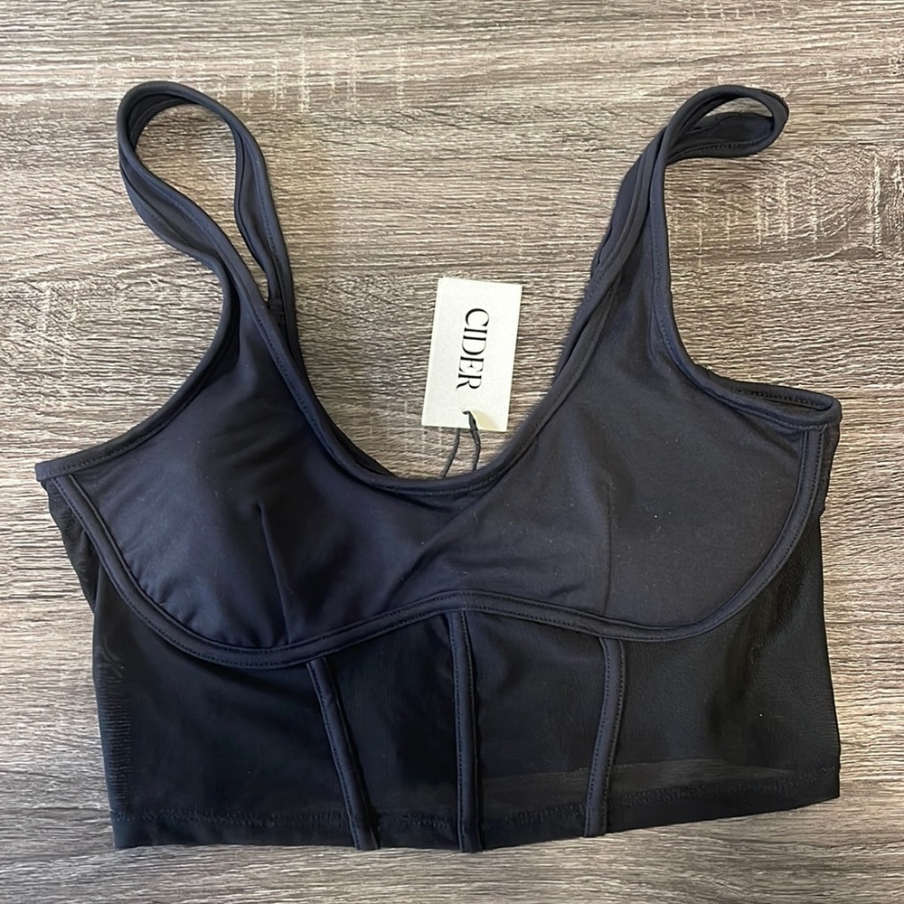 Cider Corset Sheer top